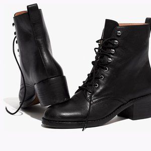 Madewell Patti Lace-Up Boot size 8 / eu 38  (NIB)